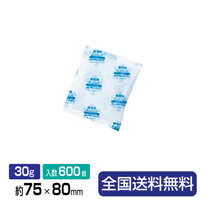 保冷剤(ソフトタイプ)フリーザーアイスRA30-2 約75×85 30g  600個入＜300個×2箱＞ 1包
