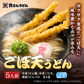 ごぼ天うどん ( 5人前 ) 資さんうどん お取り寄せ グルメ 食品 冷凍 うどん ギフト 九州 福岡 つゆ お土産 資さん 冷凍食品 博多 駅 うどん うどん麺 肉 出汁 濃縮つゆ 福岡 ごぼう 天 うどん 送料無料 ごぼう天うどん ごぼう うどん 名物
