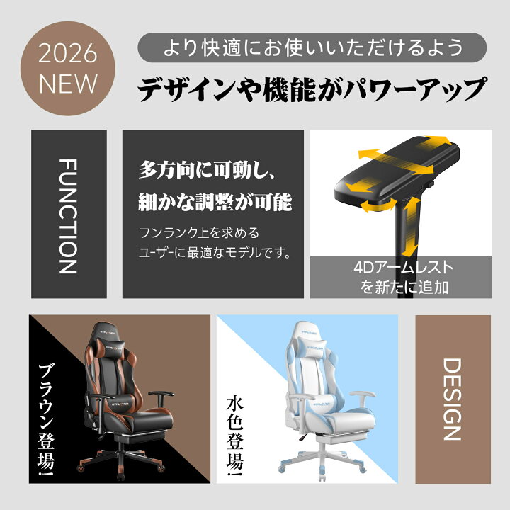 楽天市場】【見逃し厳禁！驚きの激安価格】GTPLAYER ゲーミングチェア 