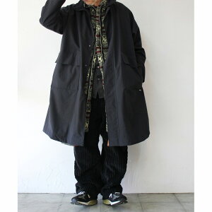 amne �A���k�@�i�C�����I�b�N�X�J�o�[�h�R�[�g�@NYLON OX covered coat #�I���[�u�A�u���b�N