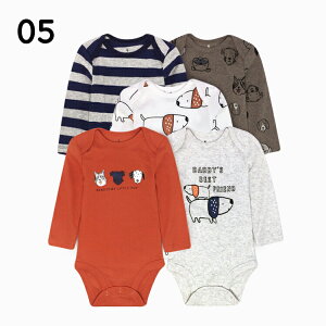ボディスーツ ベビー 肌着 セット ロンパース 男の子 女の子 長袖 下着 出産祝い ベビー服 新生児 秋 冬 春 通園 幼稚園 コットン 60 70 80 90 95