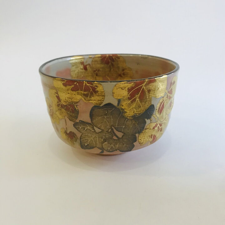 楽天市場】乾山写蔦茶碗 手塚桃峰作 : 内藤陶器店