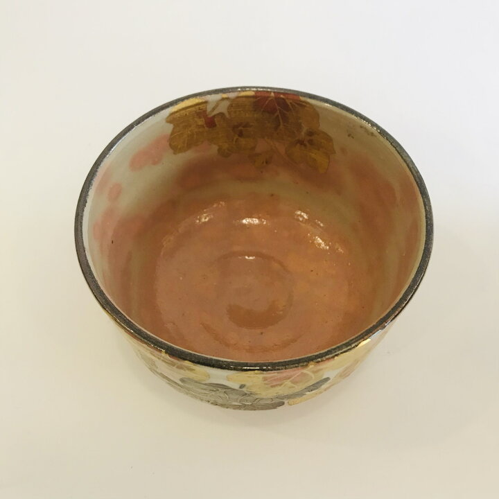 楽天市場】乾山写蔦茶碗 手塚桃峰作 : 内藤陶器店