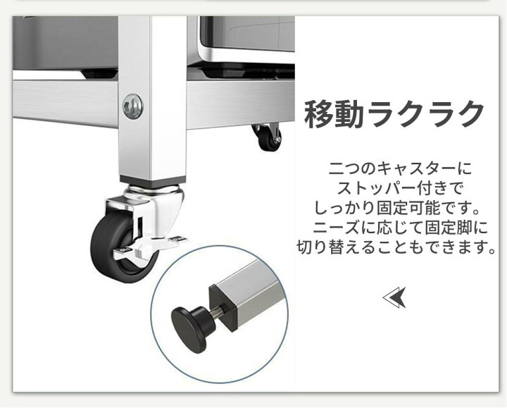 楽天市場】SUKIZUKI 配膳ワゴン 収納ラック 業務用 ステンレス製 