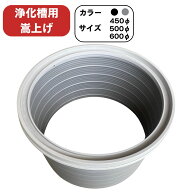 浄化槽 嵩上げ 【全種類選べます！】 高さ300mm グレー ブラック 錆びない 浄化槽 かさ上げ 樹脂製 kurim…