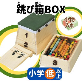 【8/15限定！ポイント5倍実施中！】工作キット 小物入れ 跳び箱 型 仕分け 夏休み 宿題 工作 課題 自由研究 小学校 子供会 低学年 高学年 小学生 作品 提出