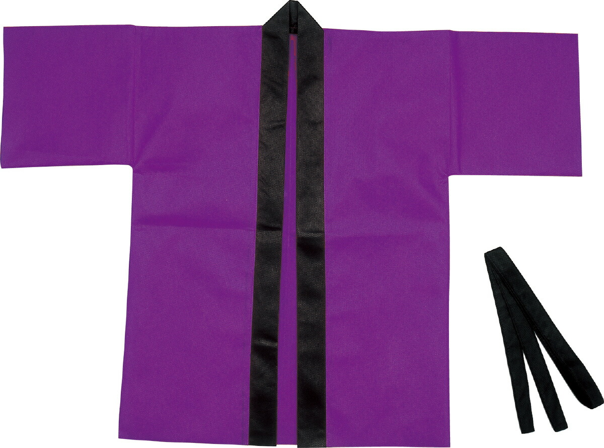 ｶﾗｰ不織布ﾊｯﾋﾟ 子供用 S 紫