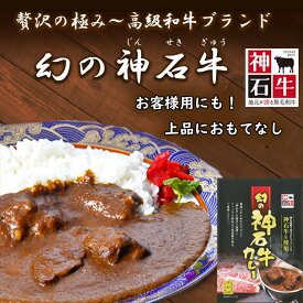 贅沢の極み！【高級 職人手作り！幻の神石牛カレー】レトルトカレー ランキング 詰め合わせ 高級 贈答用 人気 ご当地カレー 広島 和牛 美味しい 非常食 贅沢 贈り物 お礼 お土産 内祝い お試し 常温保存食品 送料無料 広島 神石高原町 ビーフ カレー