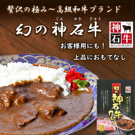 贅沢の極み！【高級手作り！幻の神石牛カレー】レトルトカレー ランキング 詰め合わせ 高級 贈答用 人気 ご当地カレー 広島 和牛 美味しい 非常食 贅沢 贈り物 お礼 お土産 内祝い お試し 常温保存食品 送料無料 広島 神石高原町 ビーフ カレー