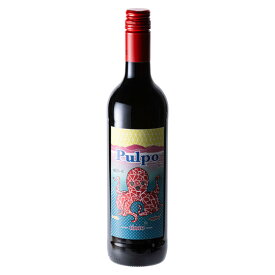 プルポ ティント 赤ワイン スペイン 750ml スペインワイン 赤 ワイン タコのラベル ミディアムボディ スペイン産 メルローワイン 飲みやすい デイリーワイン 美味しい テーブルワイン メルロー 赤わいん フルーティー メルロ100% 家飲み カジュアル ギフト プレゼント