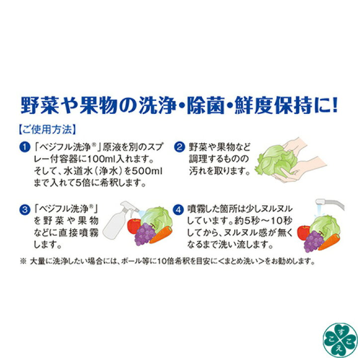 市場 協栄化成 残留農薬除去剤 ベジサボン 野菜洗浄
