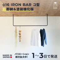 注目アイテム【国内自社生産】即納モデル φ16アイアンバー コ型 W900/1200/1500 H400/450/500/550/600 |…