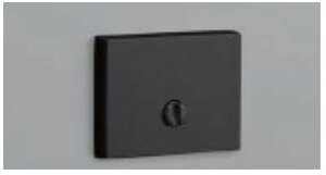 VAA992-ZB 間仕切錠 ブラック 単品角座(K7デザイン用) ハピア 開き戸 大建工業