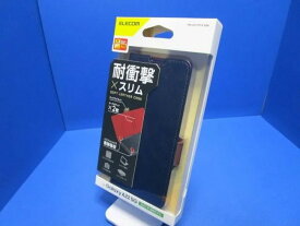 在庫処分 エレコム Galaxy A22 5G ソフトレザー 手帳型 ケース ブラック 磁石付 耐衝撃 ステッチ PM-G217PLFYシリーズ