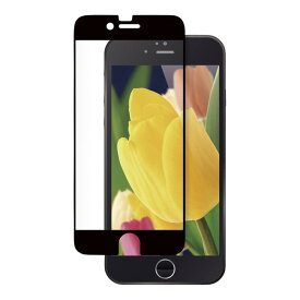 【在庫処分】 液晶保護フィルム iBUFFALO iPhone6s iPhone6 (4.7インチ) イージーフィット高光沢 ブラック 【気泡が入りにくい 画像や動画が鮮やか】