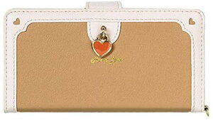 Natural design iPhone12mini (5.4�C���`) �蒠�^ �P�[�X Heart Lock �x�[�W�� PU���U�[ �X�g���b�v�t�� �X�^���h�@�\ iP20_54-HL03 �A�v���R�b�g