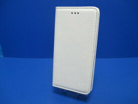 【在庫処分】 シンプル 手帳型 ケース ホワイト 白 iPhone6Plus iPhone6sPlus（5.5インチ）カードポケット スタンド機能