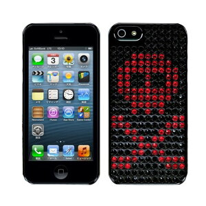 X}zP[X Jo[ iPhoneSE(ꐢ) 5 5s Bling My Thing XtXL[ ubN bh   CXg[ hN tیtB Bling Extravaganza ySWAROVSKI ELEMENTS gpz M Skull Light Siam u