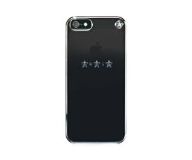 スマホケース カバー iPhoneSE(第一世代) 5 5s　Bling My Thing スワロフスキー クリアー ラインストーン スクリーンプロテクター（1枚）クロス（1枚） 【SWAROVSKI ELEMENTS 使用】 Metallic Mirror Les Etoiles Jet メタリックミラージェット BMT22-03-18-70
