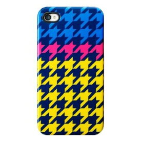 スマホケース カバー iPhone4 4s Case Scenario ジャケット ポリカーボネート ABS樹脂 HOUSE OF HOLLAND Yellow Houndstooth