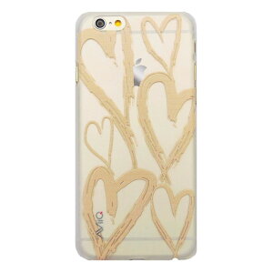X}zP[X Jo[ iPhone6 6s AViiQ S[h NA[  WPbg n[g tʕیtB Heart Gold