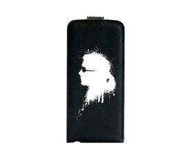 スマホケース カバー iPhoneSE（第一世代） 5 5s CG Mobile Karl Lagerfeld ブラック ホワイト 黒 白 手帳型 フリップ キャラクター カール・ラガーフェルド 正規ライセンス Graffiti Collection Leather Hard Ca Flap Graffiti Black グラフィティブラック KLFLP5GBL