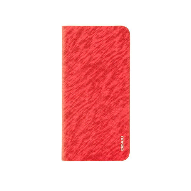 送料無料 セール商品 この商品はゆうパケット発送で送料無料です スマホケース カバー iPhone6 6s OZAKI レッド 手帳型 フリップ case coat いつでも送料無料 Red ハード O Folio ポリカーボネート 0.3