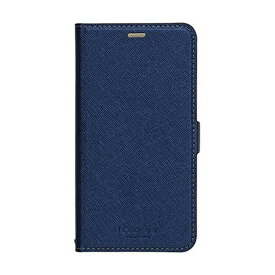 NATURAL design iPhone XS X (5.8インチ) 手帳型 ケース iColor Blue 横開き PUレザー 手帳型 カードポケット付 ナチュラルデザイン