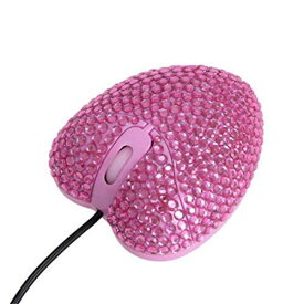 Aliame ノート パソコン の ため の USB ケーブル が 付い て いる ピンク の ハート 型 マウス
