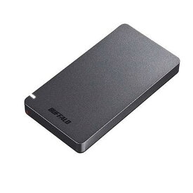 バッファロー SSD-PGM500U3-BC USB3.2(Gen2) ポータブルSSD Type-A＆C 500GB ブラック