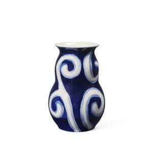 Kahler P[[ Tulle Vase blue `[x[Xiu[j H13cm ԕr ֑}  695012