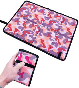 折り畳み クッション 冷気遮断 座布団マット コンパクト 軽量 アウトドア 登山 カラビナ付き 持ち運び