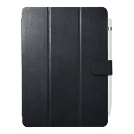 BUFFALO iPad 10.2用 3アングルレザーケース ブラック BSIPD19102CL3BK