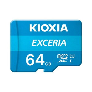 64GB microSDXCJ[h }CNSD KIOXIA LINVA EXCERIA CLASS10 UHS-I R:100MB/s COe[ LMEX1L064GG4