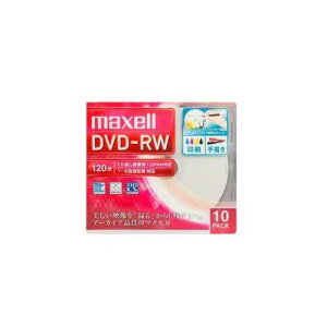 maxell �^��pDVD-RW �W��120�� 1-2�{�� ���C�h�v�����^�u���z���C�g 1������5mm�v���P�[�X�� DW120WPA.10S