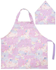 nicomako(ニコマコ) エプロン 三角巾 セット 日本製 子供 キッズ 男の子 女の子 100〜120cm 120〜140cm