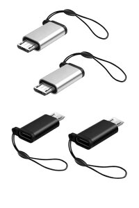 YFFSFDC �}�C�N��USB�ϊ��A�_�v�^�[ �^�C�vC Micro USB �ϊ��A�_�v�^ 2���� Type C ���X to Micro USB �I�X �ϊ��R�l�N�^ �[�d�ƃf�[�^�]�� Galaxy�ANexus�AXperia�AHUAWEI��Micro US