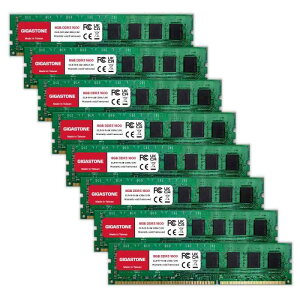 y DDR3zGIGASTONE 8GBx8 (64GB Kit) DDR3/DDR3L 1600MHz (1333MHz) PC3-12800 (PC3-10600) CL11 1.35V/1.5V 2Rx8 UDIMM 240 s Aob