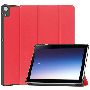 Gosento For NTT�h�R�� dtab d-51C / SHARP AQUOS SH-T04C 10.1�C���` 2025�N�V�^ �P�[�X �X�^���h�@�\�t�� �J���O�ܔ��^�X�^���h�P�[�X PU���U�[ �J�o�[ (���b�h)