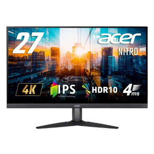 Acer 4K j^[ KG2 27C` IPS  sRGB 99% HDR 10 HDMI 2.0 DisplayPort1.2 Xs[J[ wbhz[q VESA}EgΉ KG272KLbmiipx