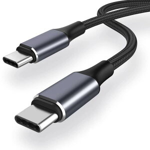 USB Type C P[u 100W/5A PDΉ QC 4.0}[d f[^] ϋviC҂ Type c to Type c ^CvC [dP[u MacBook ProAiPad Pro/AirAiPad mini 6AXpe