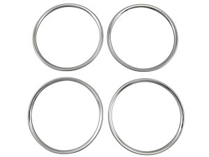 BRIGHTZ フィット GE 超鏡面ステンレスメッキドアスピーカーリング 4PC 【 SPEAKER−129 】 GE6 GE7 GE8 GE9 E6 E7 E8 E9 6 7 8 9