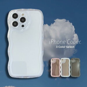 iPhone13 iPhone14 iPhone12 pro iPhone11 iPhoneケース スマホケース アイホンケース 韓国 クリア おしゃれ ウェーブ くねくね 雲 スマホカバー A64