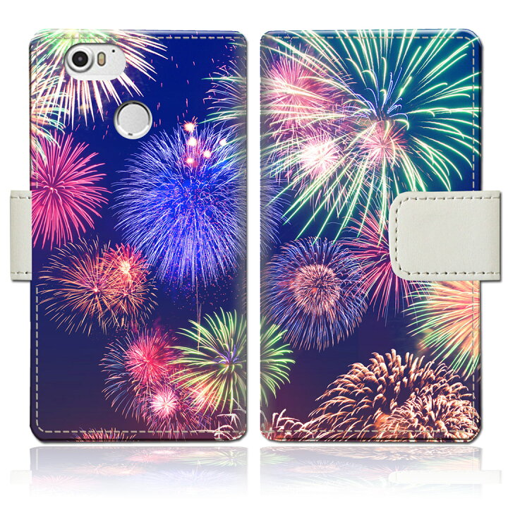 楽天市場 送料無料 携帯ケース 手帳型スマホケース グーのスマホ Gooスマホ G07 G07 G07 ケース カバー 手帳型 スマホケース スマホカバー 花火夏の寺デザイン デザインスマホケース カバーjack