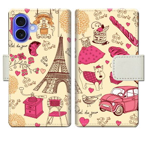 �y���������ziPhone16Plus �A�C�t�H��16�v���X docomo au softbank apple �P�[�X �蒠�^�P�[�X �J�o�[ �蒠 �蒠�^ �X�}�z�P�[�X �X�}�z�J�o�[ �yParis�f�U�C���z