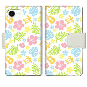 【送料無料】 apple iPhone16e ケース 手帳型ケース カバー 手帳 手帳型 スマホケース スマホカバー 【ハワイアンフラッシュデザイン】