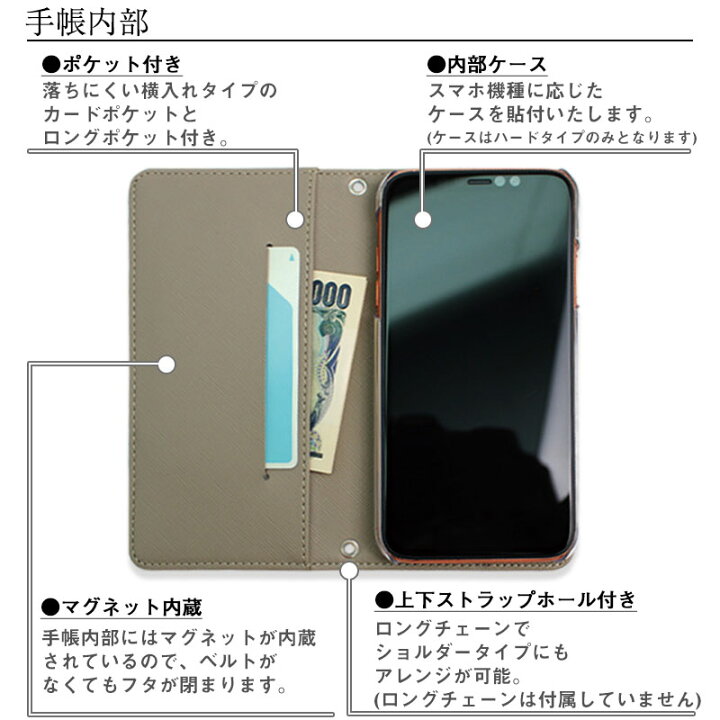 楽天市場 Aquos Sense6 Sh 54b 手帳型ケース マグネット ベルトなし Android One S9 カバー 手帳 スタンド Iphone13pro Iphone12 Xperia 10 Iii So 52b 左利き用 Aquos Wish Shg06 Sense5g Sh53a Arrows We F 51b Fcg01 A101fc スマホケース手帳型 Galaxy 1