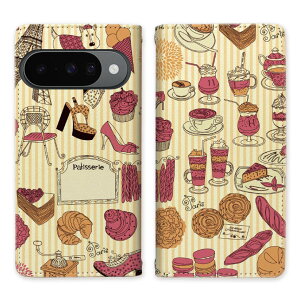 Google Pixel 10 / 10Pro xgȂ 蒠^P[X P[X 蒠^ }Olbg тȂ X^h@\ gуP[X IVȃpfUC  yParisXgCvfUCz