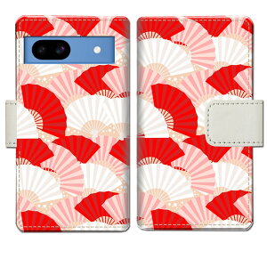 【スーパーDEAL★10%ポイント還元】Google Pixel 8a グーグルピクセル8a ケース手帳型 カバー ケース 手帳 手帳型 スマホケース スマホカバー 【扇子デザイン】