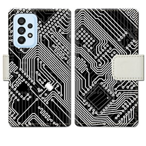 【送料無料】Galaxy A53 5G SC-53C SCG15 docomo sc53c au scg15 ケース手帳型 カバー ケース 手帳 手帳型 スマホケース スマホカバー 【CPUデザイン】